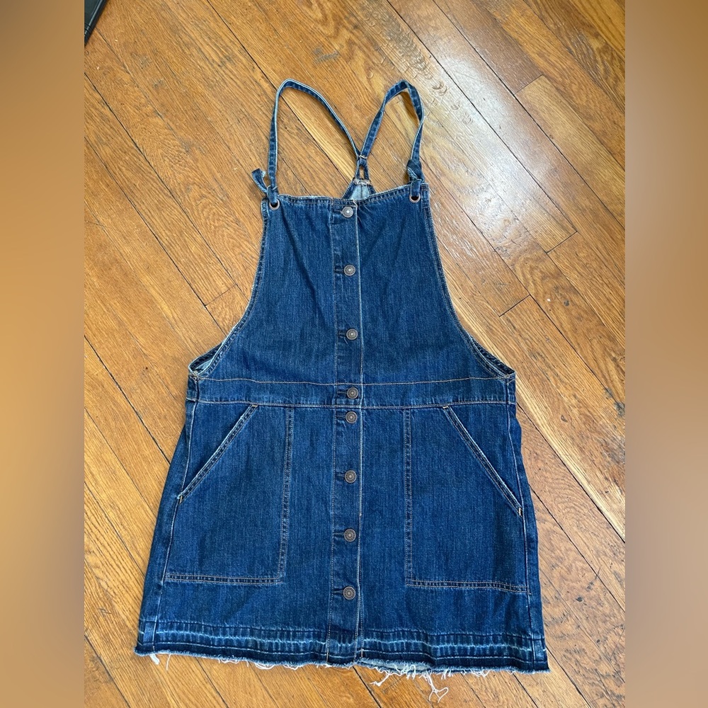 American Eagle Denim Overall Dress